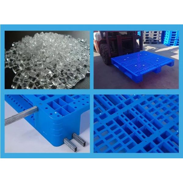 Injection 1500kgs Lightweight Plastic Pallet Container Transportation