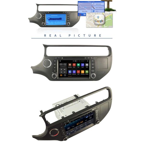 PX3 4core Android Car DVD Player Navigation DVD Player For KIA RIO With Mirror Link