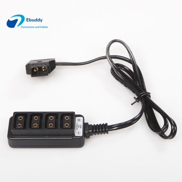 Cheap D-Tap / Power Tap 1 Male To 4 Female Converter Camera Connection Cable For Your BMCC Power System for sale