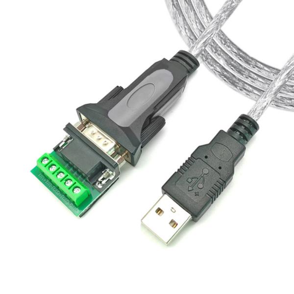 Cheap USB-A To RS485 Serial Port DB9 Industrial Digital Signal Cable, Support Different Interface Customization for sale