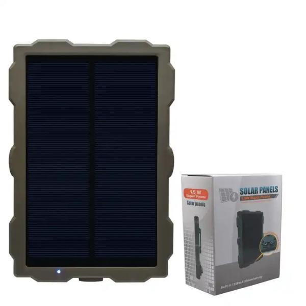 Cheap Cheap Trail Game Camera Solar Panel Solar Power Charger For 4G Hunting Camera for sale