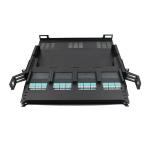 144 Fibers 1U UHD MPO Patch Panel Optical Distribution Frame Up to 12 Modules