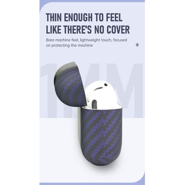 Shockproof Carbon Aramid Fiber Earphone Case for AirPods Pro 3