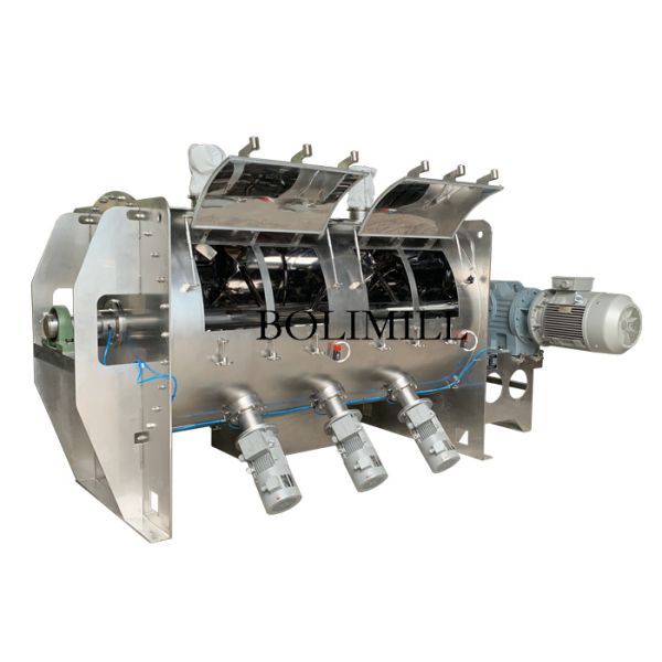 Tubular Powder Horizontal Plough Mixer Blender Machine