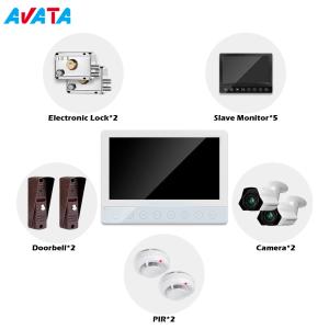 China Most Powerful Video Door Phone Intercom System Support to Connect with CCTV Camera PIR Sensor Locks on sale