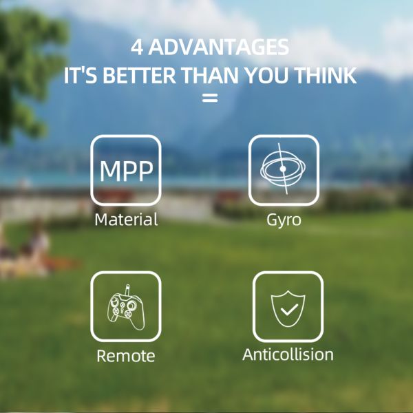 2.4G 3-CH RC Doves Plane Fly Toy RC Airplane MPP Model Brid Toys RC Glider Jet for Remote Control Battery 2*AA not included