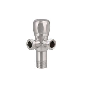 304 SUS 2 Way Angle Valve Toilet Water Stop Valve 10*5.5*3.5