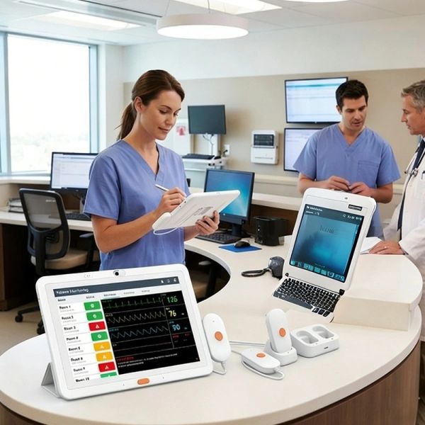 Bedside Tablet for Hospitals with Medical Information Touch Screen