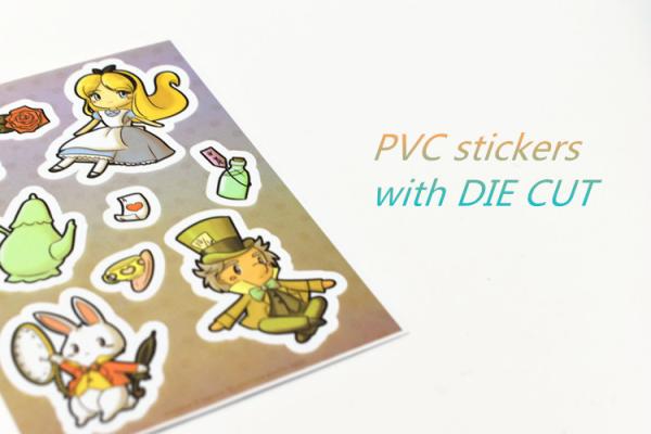 Cheap DIY Picture Frames Cartoon Waterproof PVC Sticker for sale