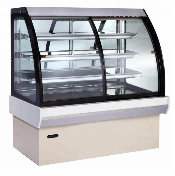 Cheap Euro Style Commercial Baking Equipment 3 Tier Cake Showcase Display Fridge for sale