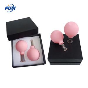China A Set Of 2 Piece  Vacuum Cupping  Rubber Straw Glass Cupping Noodle Cupping Massager High Quality on sale