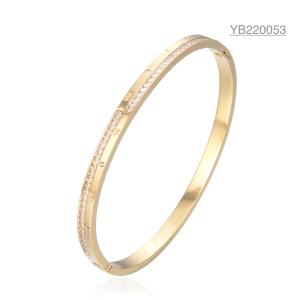 Kardashian Style Rhinestone Snap Jewelry Bracelets Corrosion Resistant
