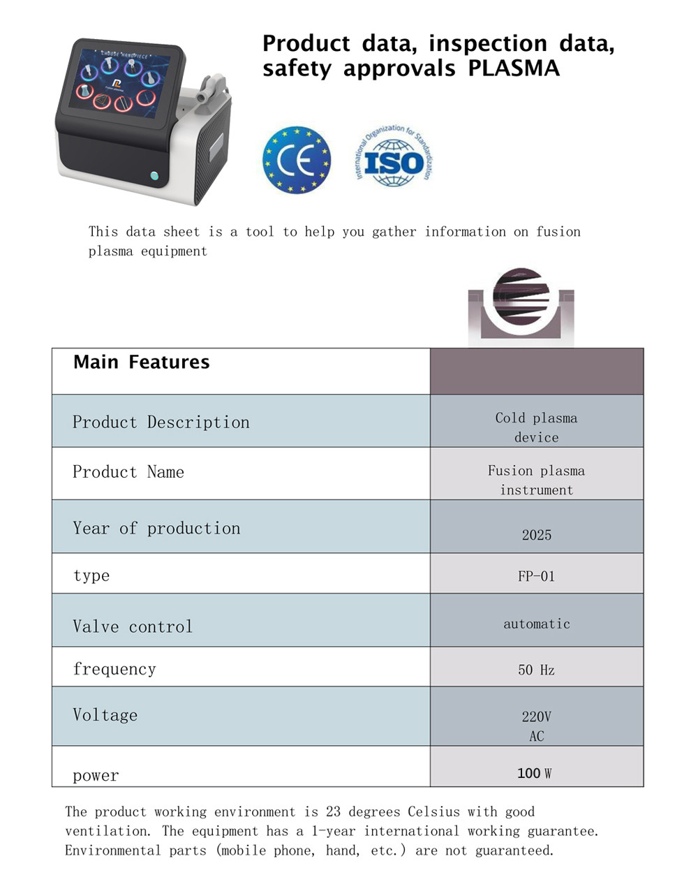 Fusion plasma instrument,Cold plasma instrument, dot matrix fusion plasma beauty instrument, skin tightening, focusing, scar repair, and spot