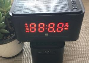 Portalbe Phone Bluetooth Speaker Alarm Clock Radio Speaker ABS Plastic