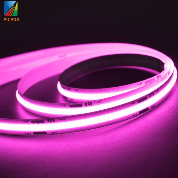 10W 24V FOB LED Strip , COB Rope Light 768leds Waterproof 1440lm/m