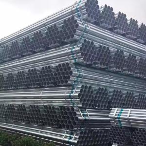 China 1/2 Inch Galvanized Steel Pipe Price Astm A53 Sch 40 Grade B Pre Galvanized Round Steel Pipe on sale