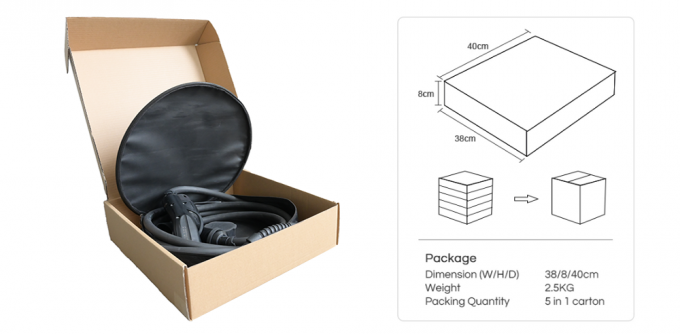 Copper Alloy Terminal EV Charging Cable IP55 IP65 16ft 5m IEC Type2 To Type2 3
