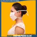 High quality disposable non-woven face mask 3ply,tie on,different color