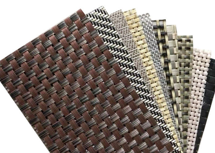 PVC Vinyl Coated Polyester Mesh Fabric With Different Weave Patterns
