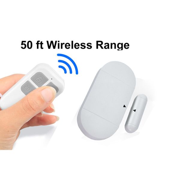 20m Remote Control Door Alarm Security System BSCI Certificate aaa battery door alarm sensor wireless