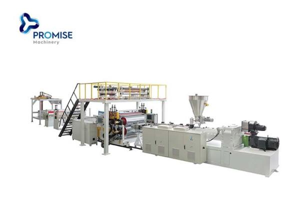 Cheap Fully Automatic SPC Floor Tile Extrusion Machine , PET Sheet Extrusion Line for sale