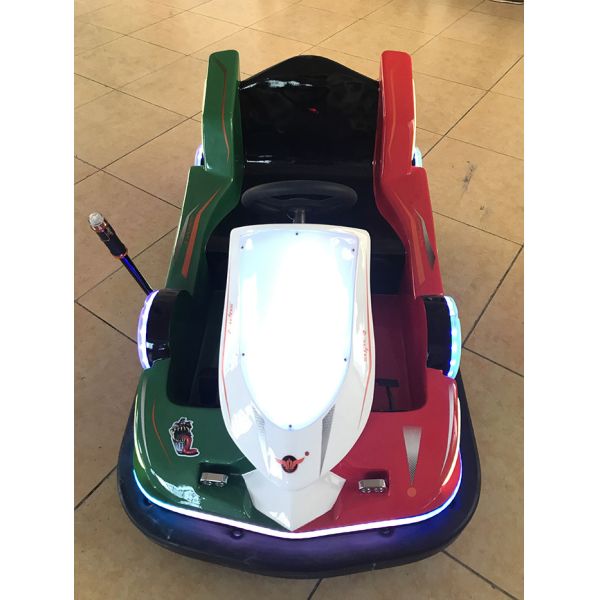 Square 1 Player Kids Bumper Car Drift Car Game Machine With 40AH Battery