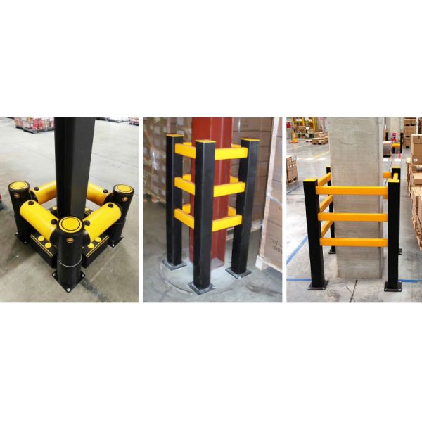 Building Post Safety Barrier Polygon Anti-Collision Guardrails Warehouse Safety Barrier