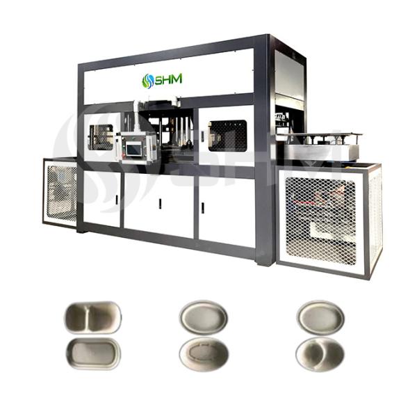 Cheap Best Disposable Paper Lunch Box Making Machine Using Bagasse Pulp for sale
