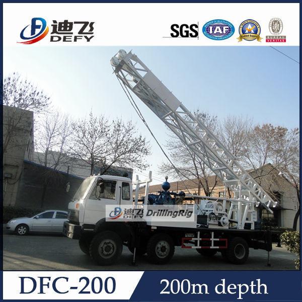 Cheap Hot sale 200m truck mounted reverse circulation drilling rig DFC-200 for sale