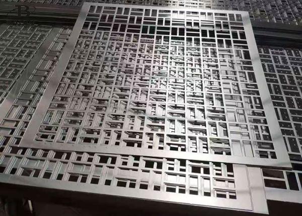 Cheap Customized Perforated Metal Mesh Round / Slotted / Square Hole for sale
