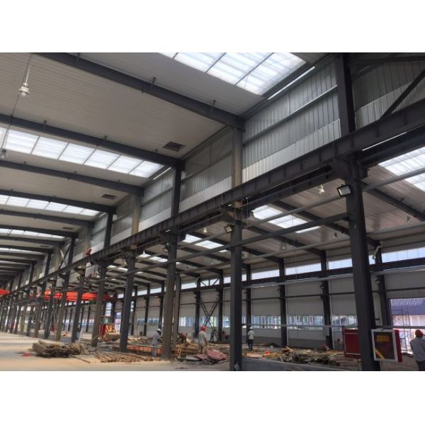 Waterproof Light Steel Frame Buildings Commercial Building Showing Room