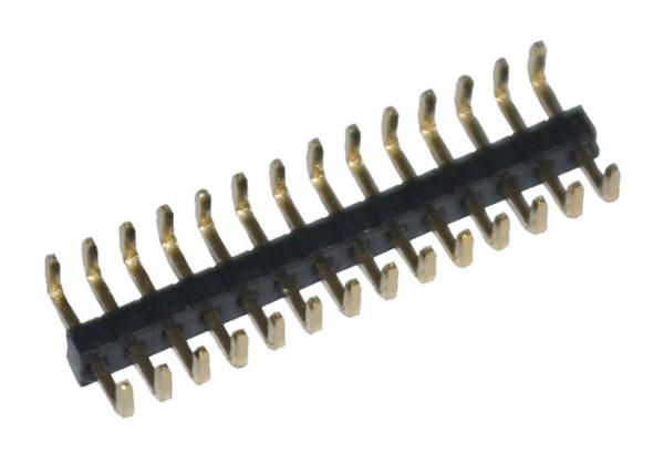 Cheap Vertical Mount 14 Pin Header 90 Degree U Type Circuit Board Pin Connectors for sale