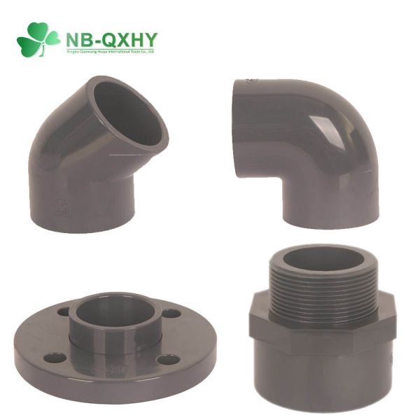 Glue Connection High Pressure Plastic Fitting Reducing Tee for QX Plumbing Fitting