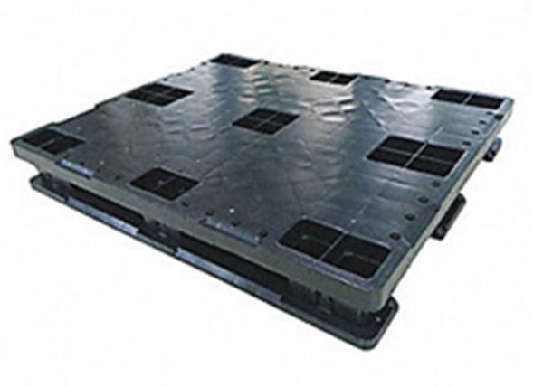 Cheap 4- Way Recycled Stackable Plastic Pallets High Density Polyethylene Material for sale