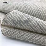 Anti - Pull Horse Hair Interlining Fabric Medium Weight For Suit And Overcoat