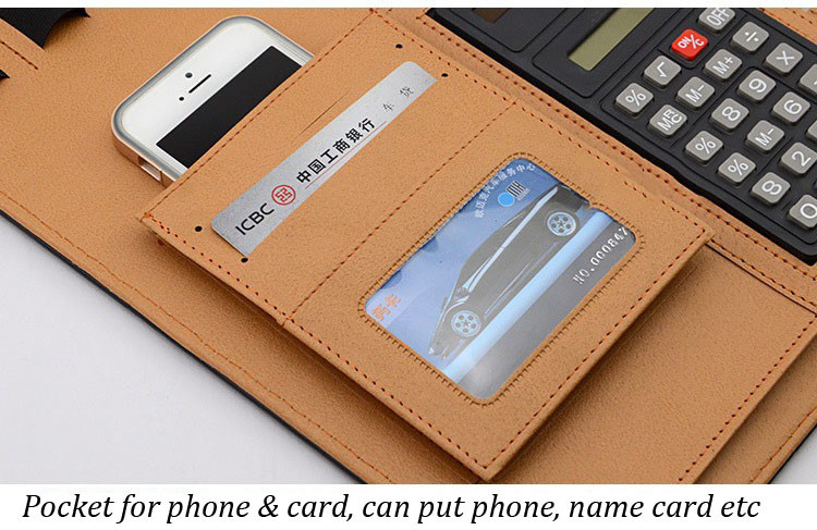 Business Gift A4 size high-grade multifunctional manager folder