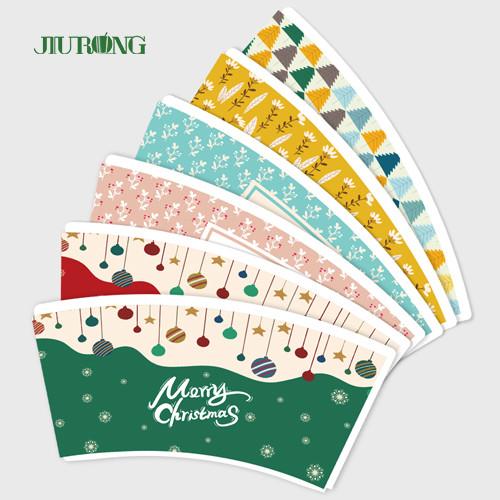 Cheap Food Grade PE Coated Biodegradable Paper Cups Fan Beverage Packaging for sale