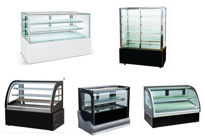 Fan Cooling Countertop Small Cake Display Chiller