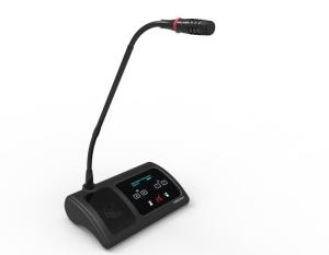 China Digital Desktop Conference Microphone , Conference Room Microphone Translation Equipment on sale
