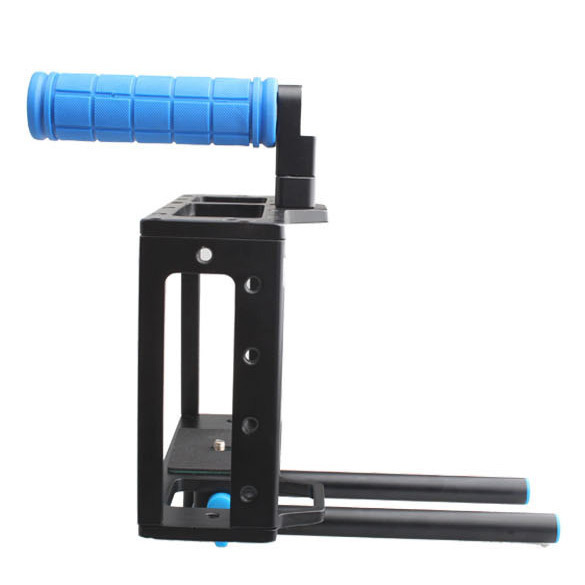 New DSLR camera cage RIGS for Canon Dslr 5D MARK II III 7D with 15mm guide rail