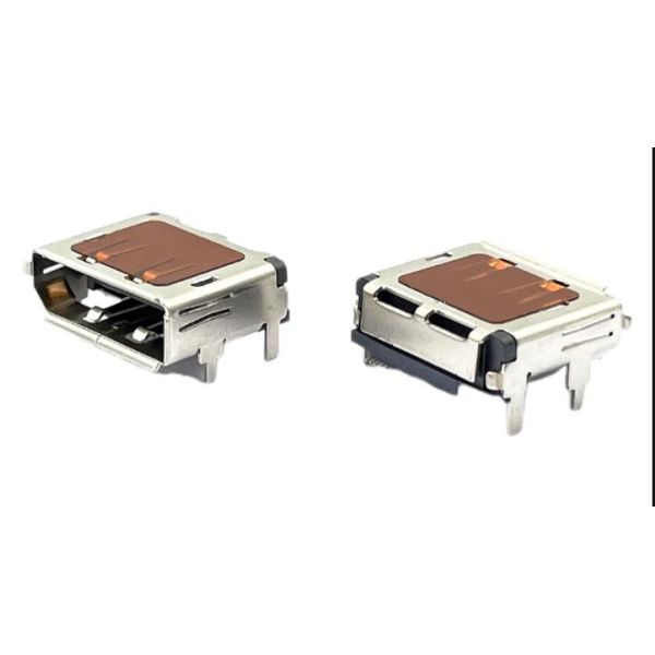 C2680 SUS Displayport DP Socket Connector Socket Connection 90 Degree SMT Solder Plating PI Tape