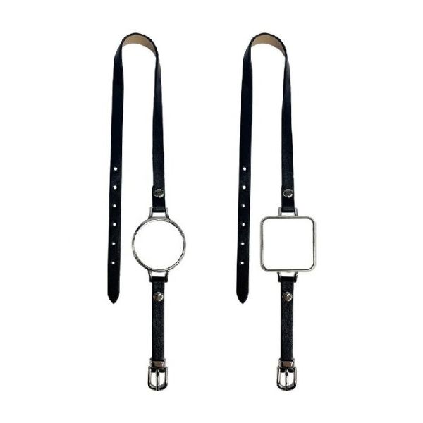 Sublimation Charm Bracelet Custom Print Photo Leather Aromatherapy Essential Oil Diffuser Cuff Sublimation Blank Bracelet