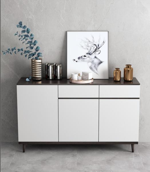 Cheap 1800mm Width 850mm Height Silm Granite Top Cabinet with 4 Flat Doors for sale