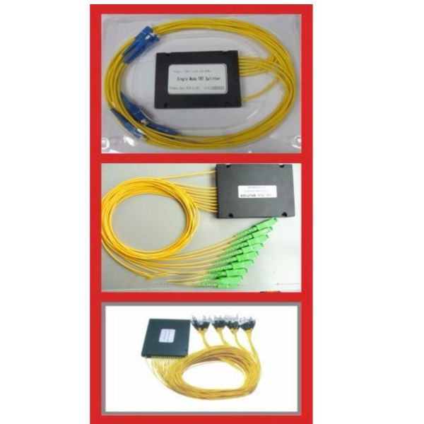 Slot Fiber Optic Splitter Box Plc Rack Mounted Low Polarization Sensitivity