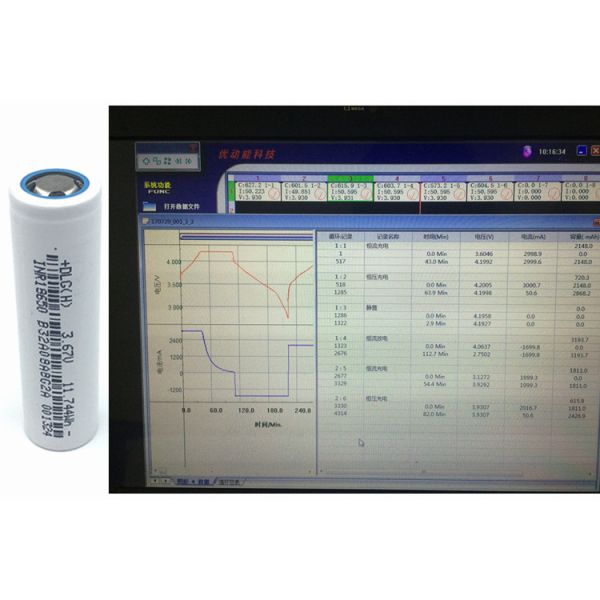 High Capacity 3C 3.7V 3200mAh NMC Li-Ion 18650 Battery Cell 18650