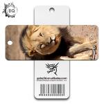 Custom 0.6 mm PET 3D Lenticular Bookmark With Two Sides CMYK Printing