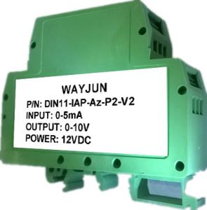 WAYJUN  3000VDC Isolation DC current/voltage signal Conditioners Green isolation amplifier DIN35  CE approved