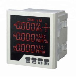 China three phase digital multifunction ampere volt poer energy meter ith RS485 meter 220 volt att meter on sale