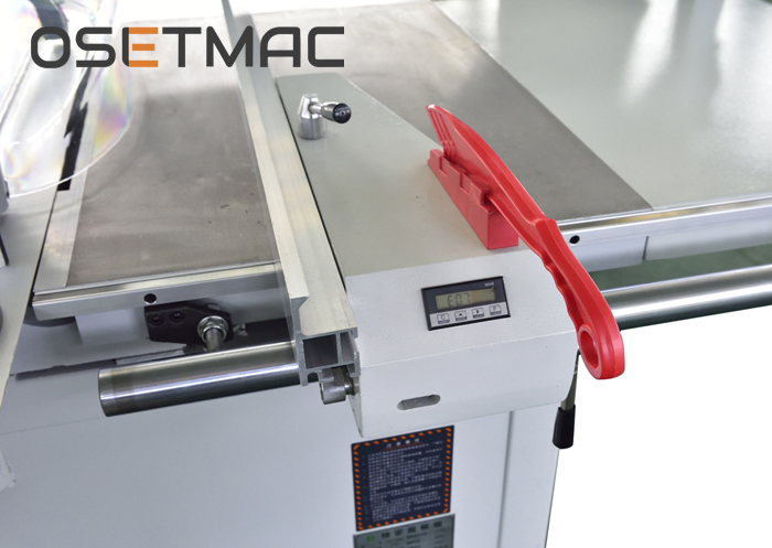 OSETMAC Sliding table saw readout