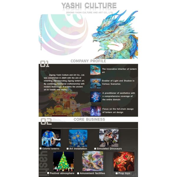 Handcrafted Chinese Dragon Lantern Sculpture for Outdoor New Year Celebrations